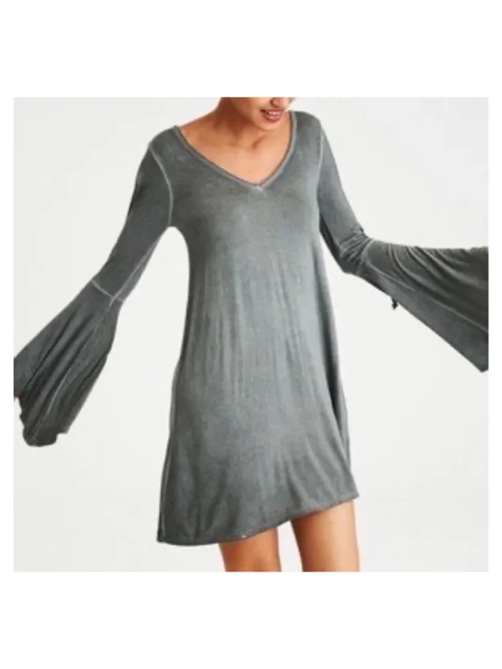 American Eagle Outfitters cold-shoulder boho dress
